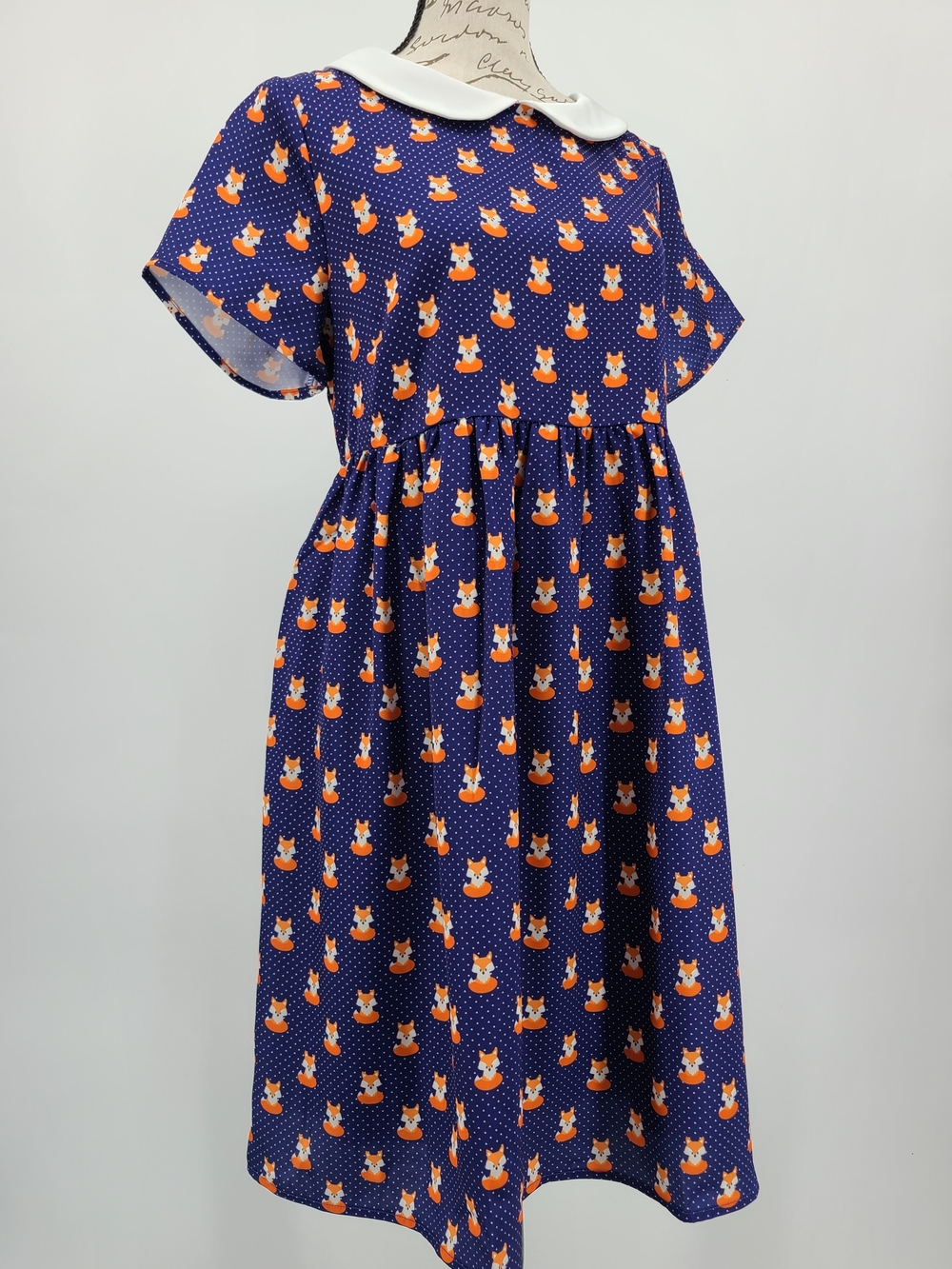 Modcloth Foxy Babydoll Collared Dress Size Medium